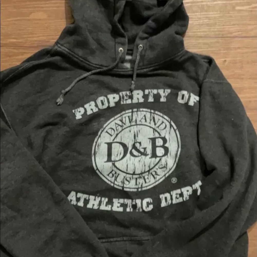 Vintage Dave and Buster's Logo Black Hoodie Medium